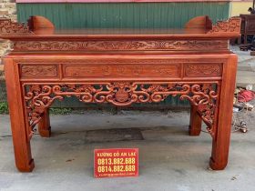 án gian thờ mẫu như ý dạ thủng gỗ gụ Lào