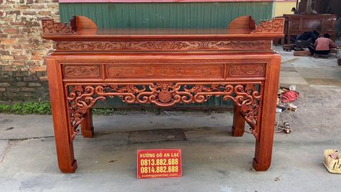 án gian thờ mẫu như ý dạ thủng gỗ gụ Lào