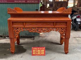 mẫu án gian thờ như ý gỗ hương đá
