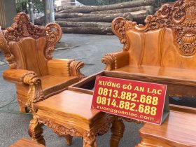 Trọn bộ 2 ghế đơn louis bề thế