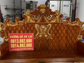 đoản dài louis gỗ gõ dát vàng