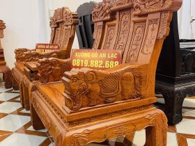 ghế đơn Âu Á kim tiền sang trọng