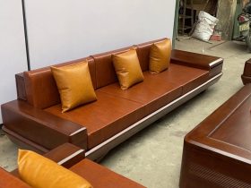 mẫu đoàn dài gỗ hương đá kèm đệm