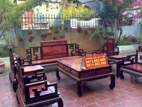 bàn ghế sơn tủy gỗ trắc mặt bông sần quý hiếm