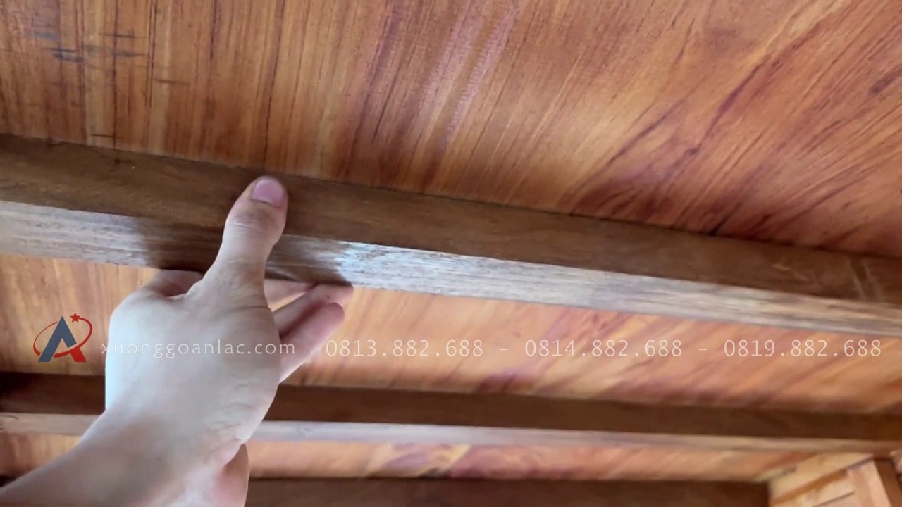 Combo án gián thờ gỗ hương đá chân 16 (Nghệ An) 18 phía dưới của mặt án gian