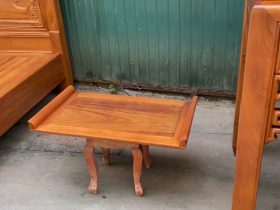 Combo án gian thờ gỗ gụ Lào + giường ngủ mẫu chữ X gỗ gõ đỏ 21 bàn treo nhỏ gỗ gụ