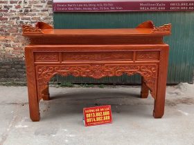 Combo án gian thờ và kệ tivi gỗ gõ đỏ cao cấp (Củ Chi - HCM) 23 Mẫu án gian như ý gỗ gõ cao cấp