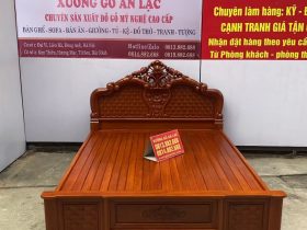 Combo cặp lục bình và giường hoa hồng chim trĩ 10 mẫu giường ngủ 1m7x2m2