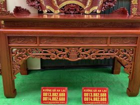 Combo bộ cuốn thư câu đối và án gian thờ Tân Thi, Hưng Yên. 13 mẫu án gian như ý đục lọng thủng
