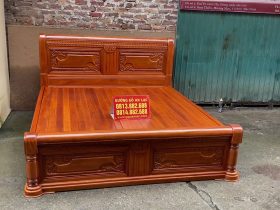 Combo giường ngủ mẫu chữ X gỗ gõ đỏ và án gian thờ mẫu như ý gỗ hương đá 17 mẫu giường ngủ thiết kế nhẹ nhàng