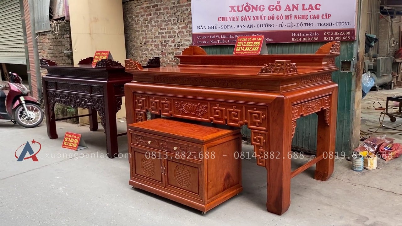 2 mẫu án gian thờ hàng vip làm theo yêu cầu khách hàng 25 combo án gian và bàn cơm sang trọng
