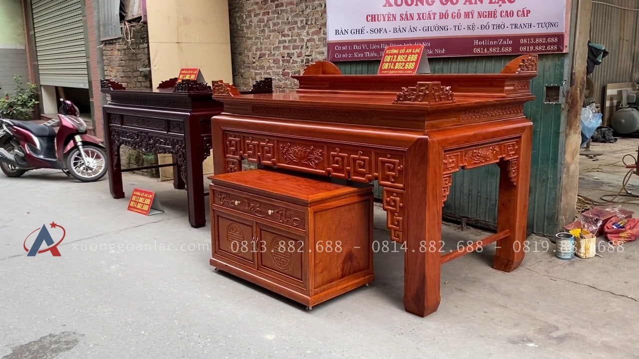 2 mẫu án gian thờ hàng vip làm theo yêu cầu khách hàng 28 Án gian chân 16p