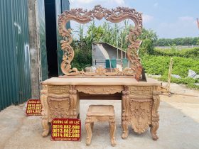 bản mộc bàn phấn gỗ gõ đỏ