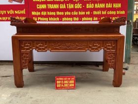 mẫu án gian thờ gỗ hương đá cao cấp