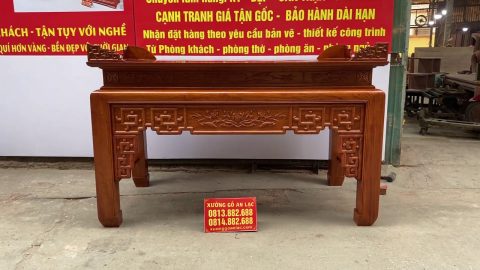 mẫu án gian thờ gỗ hương đá cao cấp