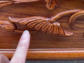 những chi tiết đục hoa sen