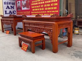 Hai mẫu án gian thờ gỗ gụ
