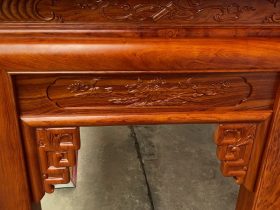 Báo giá 2 bộ án gian thờ Đông Anh - Hà Nội 27 hồi án gian đục hoa tiết hoa sen