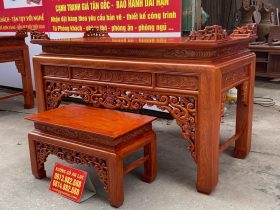 Báo giá 2 bộ án gian thờ Đông Anh - Hà Nội 16 mẫu án gian gỗ gụ