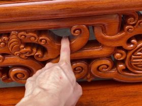 Báo giá 2 bộ án gian thờ Đông Anh - Hà Nội 21 mẫu án gian dạ lọng thủng