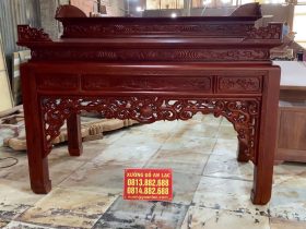 mẫu án gian thờ như ý gỗ gụ Lào hàng tuyển