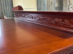 Mẫu án gian thờ Như ý 1m97 gỗ gụ lào giao Tây Hồ - Hà Nội 7 án gian 2 cấp gỗ gụ