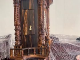 Mẫu đồng hồ tứ trụ chất liệu gỗ mun hoa lào siêu vip (Anh Quân- Bắc Ninh) 19 mẫu đồng hồ máy điện tử
