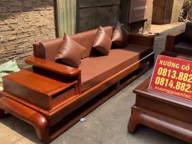 Thiết kế đoản hiện đại với bệ tỳ tay ngăn kéo