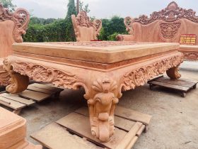 Siêu phẩm hoàng gia nguyên khối louis 10 món gỗ hương đá (Anh Hữu, Đồng Nai) 31 mẫu bàn trà hoàng gia đục tỉa tinh xảo