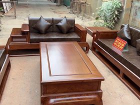 bàn trà chữ nhật mặt trơn