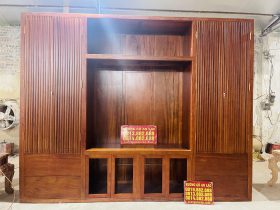 Nội thất phòng ngủ 24 mẫu tủ quần áo cỡ đại gỗ gõ đỏ cao cấp