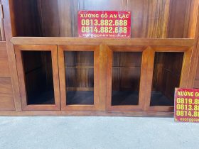 hai khoang tủ cánh kính