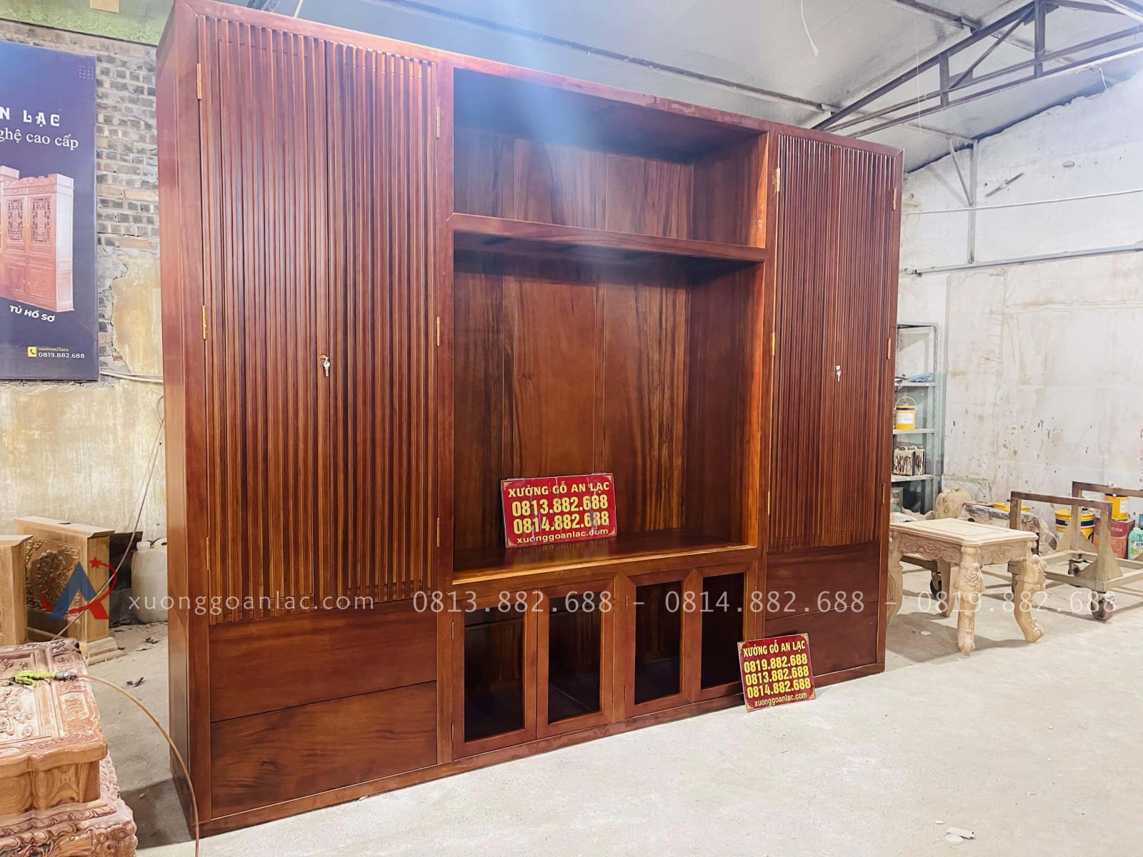 Tủ dựng quần áo cỡ đại gỗ gõ đỏ cao cấp 31 mẫu tủ quần áo hàng đại