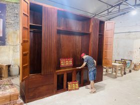 Kết cấu tủ quần áo nhiều ngăn