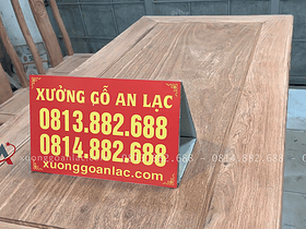 Bộ bàn ăn triện thọ tròn 8 ghế gỗ hương đá siêu dày (Chú Lân, Vũng Tàu) 14 bàn ăn chữ nhật dài 1m80 rộng 90p