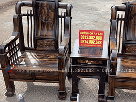 đôn kẹp gỗ mun cao cấp