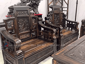 bàn ghế sơn thủy 10 món