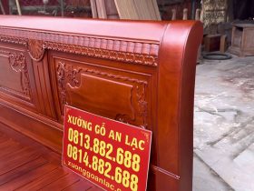 Giường ngủ chữ X gỗ gõ đỏ dát nan 1m6 x 2m 11 giường ngủ chữ x sang trọng