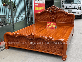 mẫu giường ngủ gỗ hương đá