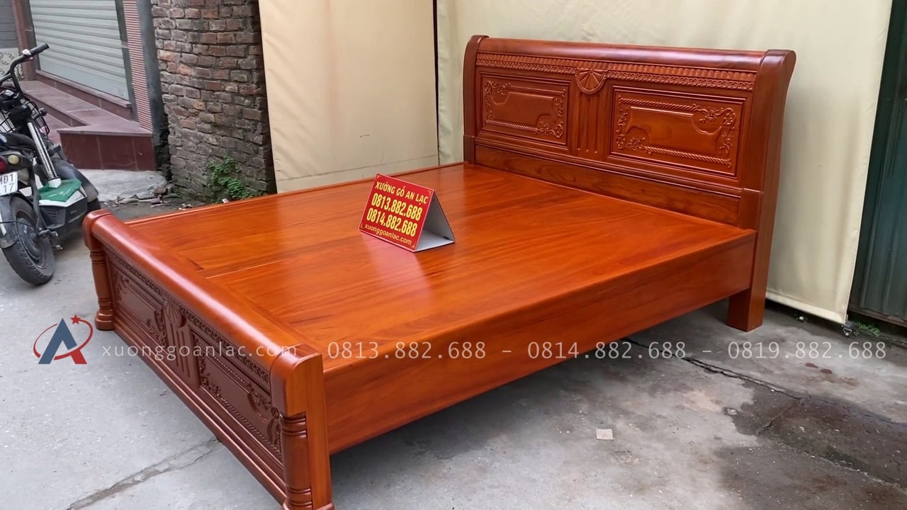 Giường ngủ chữ X cao cấp 23 mẫu giường 1m8 x 2m