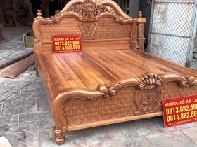 Mộc Giường hồng chim trĩ gỗ gõ đỏ 11 mẫu giường ngủ gỗ gõ đỏ 1m8 x 2m