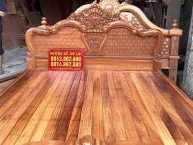 Mộc Giường hồng chim trĩ gỗ gõ đỏ 13 chương giường đục hoa hồng chim trĩ nổi bật