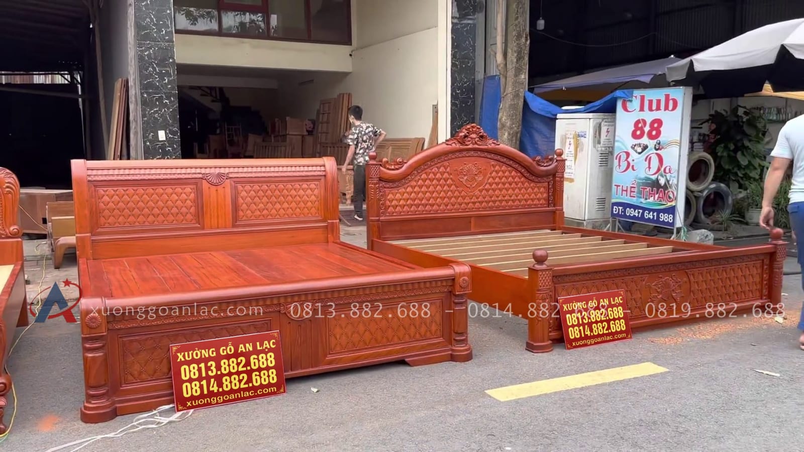 Báo giá 2 mẫu giường ngủ gỗ gõ đỏ Nam Phi cao cấp 12 giường ngủ gỗ gõ đỏ Nam Phi cao cấp