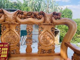 vách ghế tạo hình lộc bình hút lộc