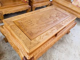 mẫu bàn trà mặt đục tranh thuận buồm xuôi gió