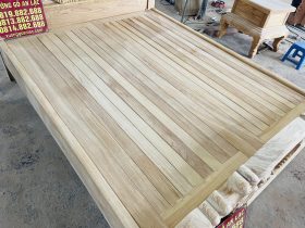 Mẫu giường hoàng gia gỗ gõ đỏ cao cấp 16 giường ngủ dát phản nan