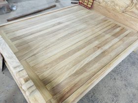 Mẫu giường hoàng gia gỗ gõ đỏ cao cấp 17 giường ngủ gỗ gõ đỏ