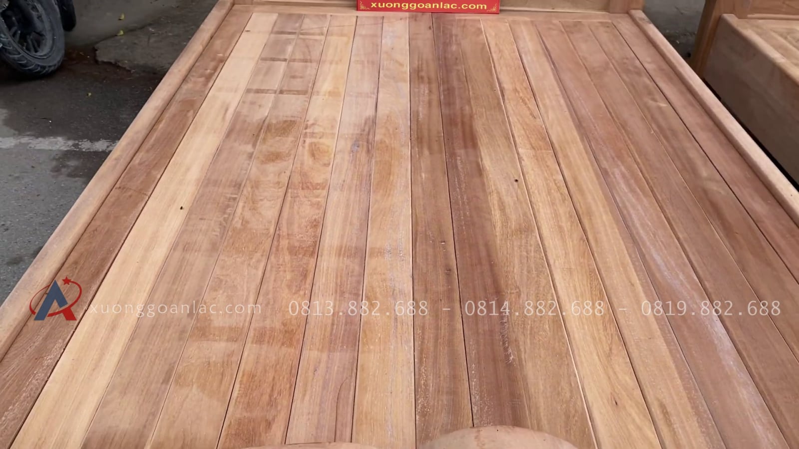 Mẫu giường Louis hoa hồng trám mai gỗ gõ đỏ Nam Phi (hàng mộc) 21 giường ngủ dát phản nan