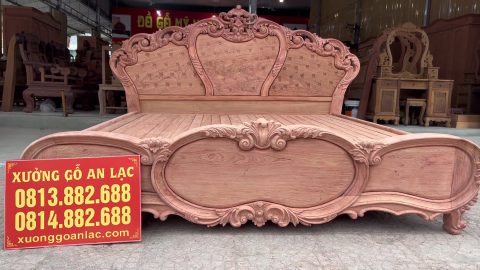 giường ngủ tân cổ điển thiết kế