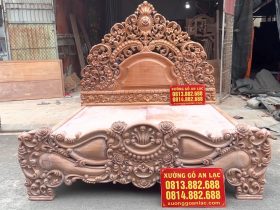 Siêu phẩm giường ngủ louis nguyên khối 13 mẫu giường louis hoàng gia cao cấp